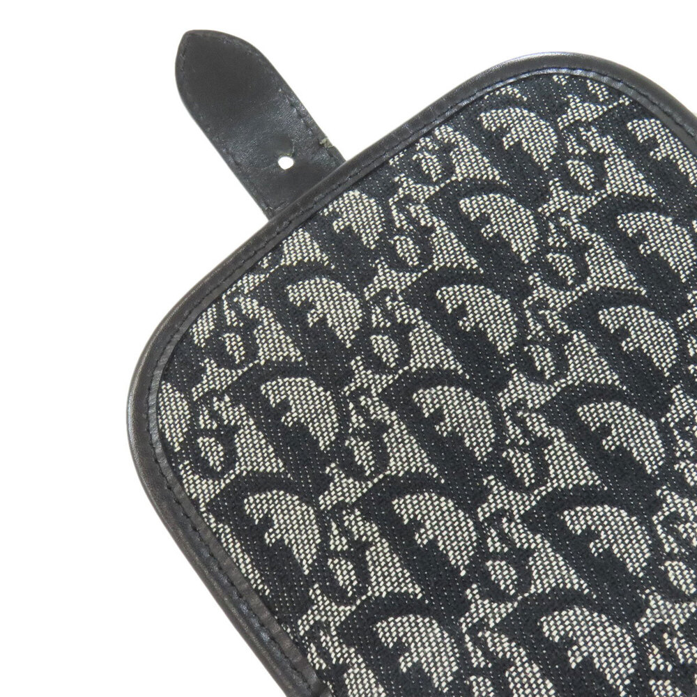 CHRISTIAN DIOR Black Canvas Trotter Shoulder Bag - Picture 11 of 16
